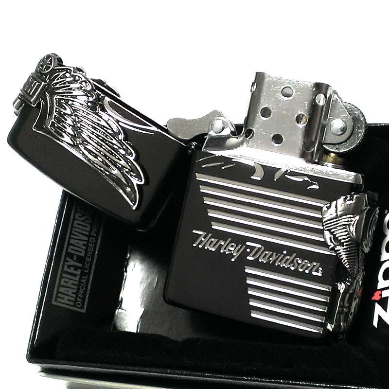 ZIPPO ハーレーダビッドソン ジッポ ライター イオンブラック 