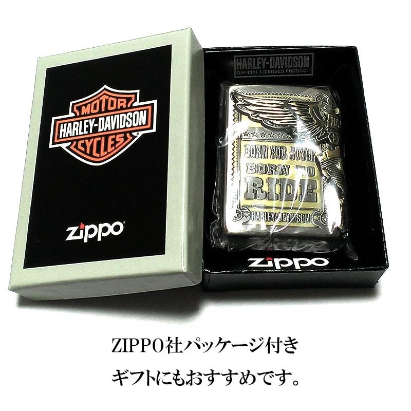 ZIPPO ライター ハーレーダビッドソン ジッポ アンティークシルバー