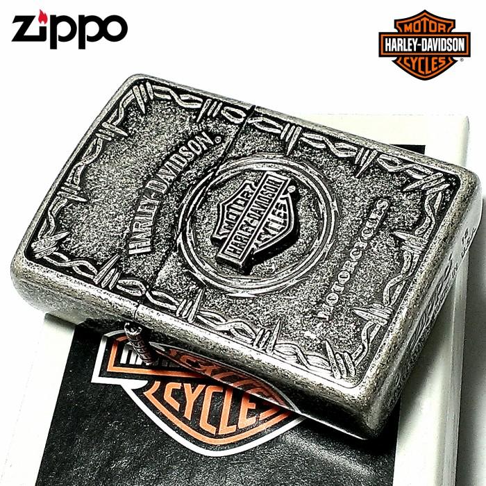 ZIPPO】ハーレーダビッドソン 銀イブしメタル HDP-56/ネコポス Yahoo