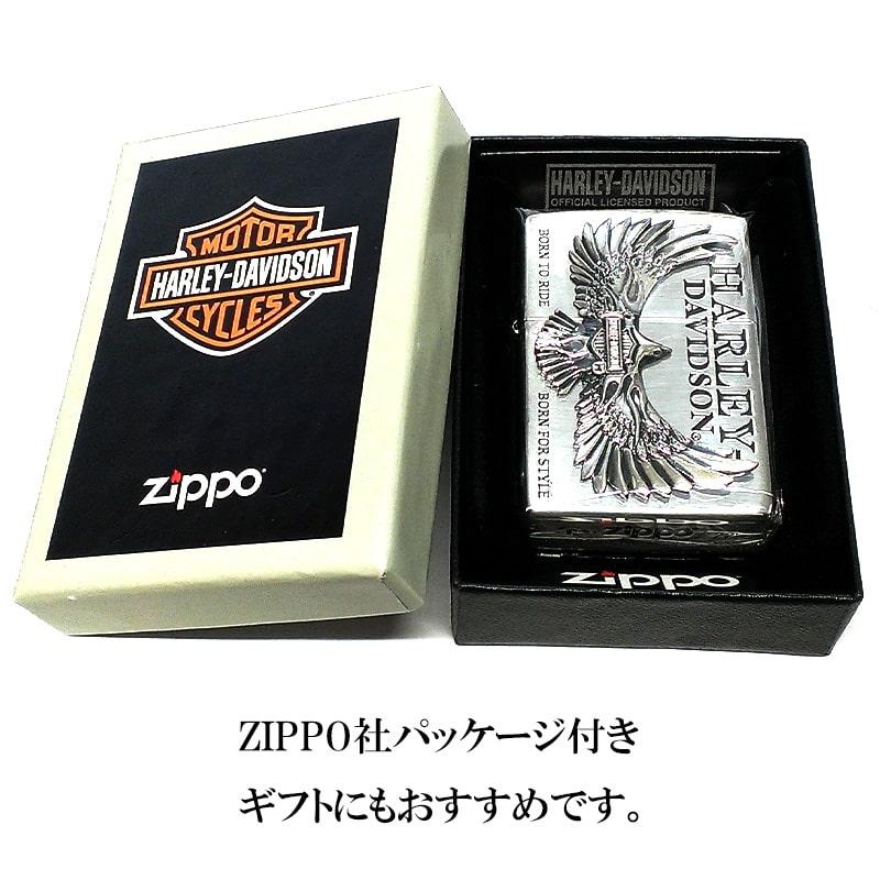 ZIPPO（ジッポー） ハーレー ダビッドソン イーグルメタル 鷹 シルバー