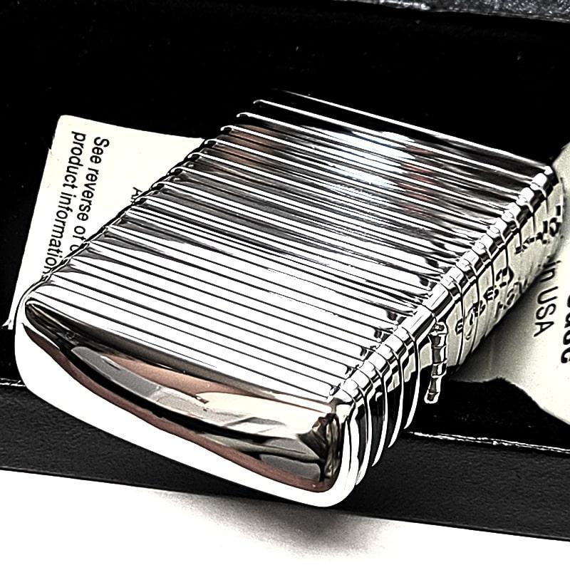 ZIPPO（ジッポー） ライター 重厚 アーマー ホリゾンタル ストライプ 
