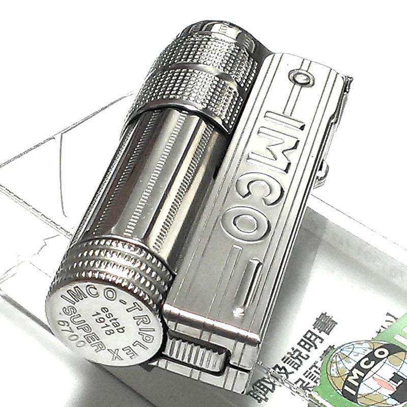 オイルライター イムコ スーパー ロゴ シルバー おしゃれ IMCO SUPER