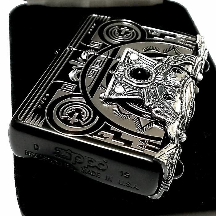 ZIPPO ライター インディアンスピリット ジッポ マットブラック