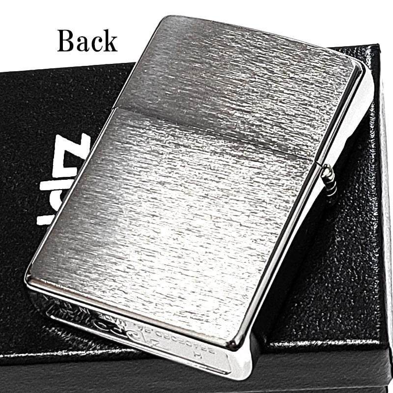 ZIPPO（ジッポー） イニシャル S ジッポ ライター サテンシルバー 