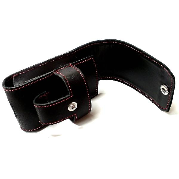 アイコスケース IQOS カーボン＆本革 レザー ブラック 日本製 電子