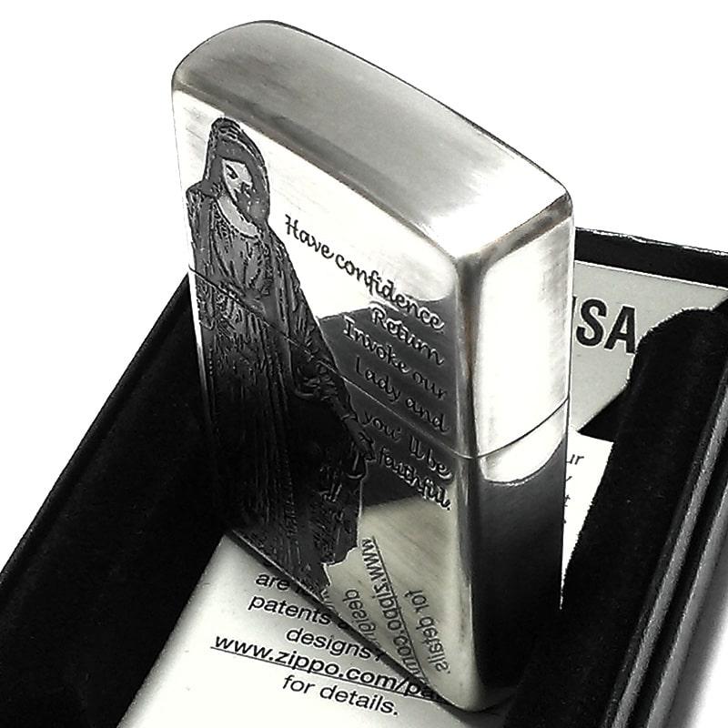 ジッポ マリア 御守り 聖書 ZIPPO ライター シルバー おしゃれ