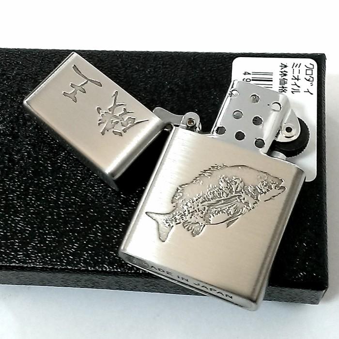 バリィさん 金魚デザイン オイルライター ミニオイルライター J's GEAR 日本製 クロダイ 磯王 アンティーク