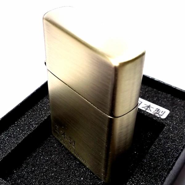 ミニオイルライター J's GEAR 日本製 アンティークブラス 真鍮製 古美