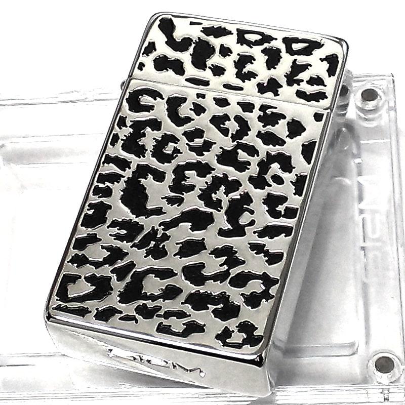 サロメ ガスライター 訳あり特価 SAROME ワイルドレオパード シルバー