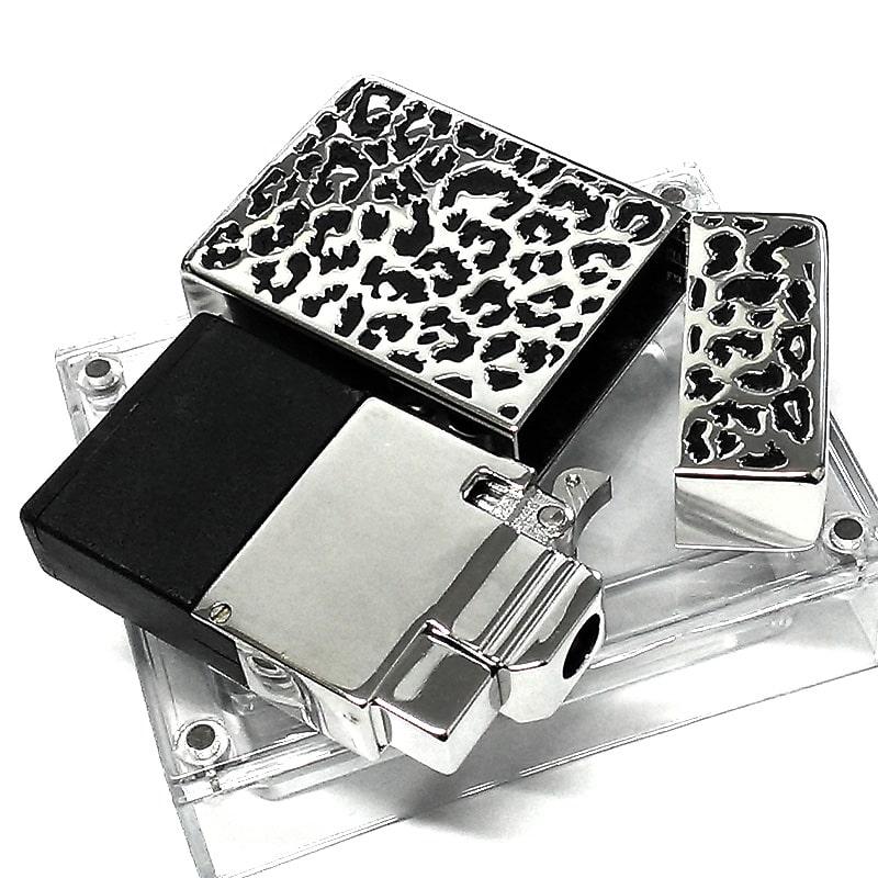 サロメ ガスライター 訳あり特価 SAROME ワイルドレオパード シルバー