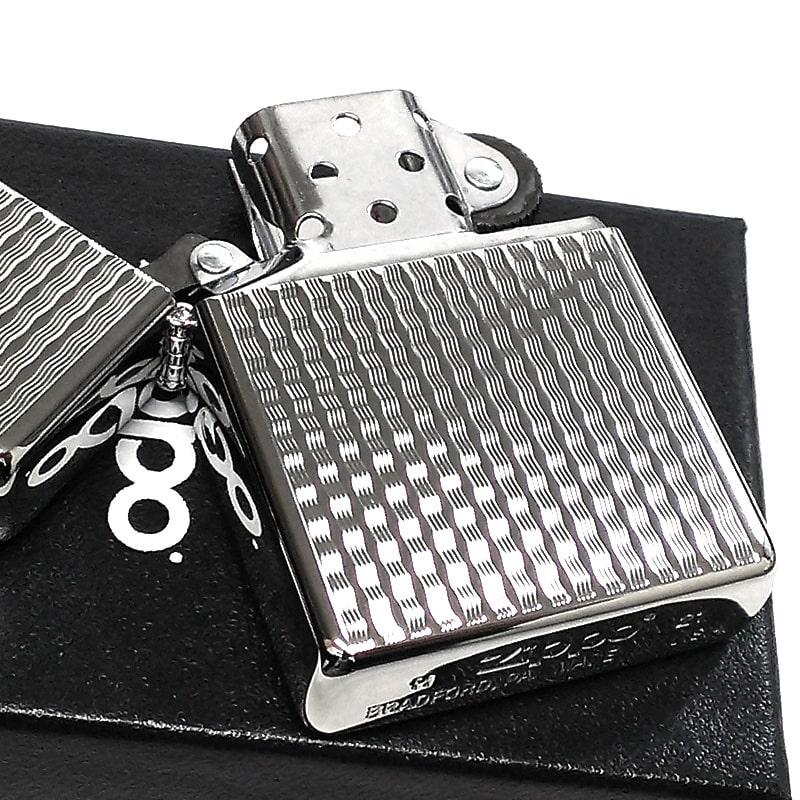 ZIPPO ライター かごめ ダイヤカット ジッポ 籠目 シルバー ホワイトニッケル かっこいい 銀 おしゃれ メンズ プレゼント ギフトの画像