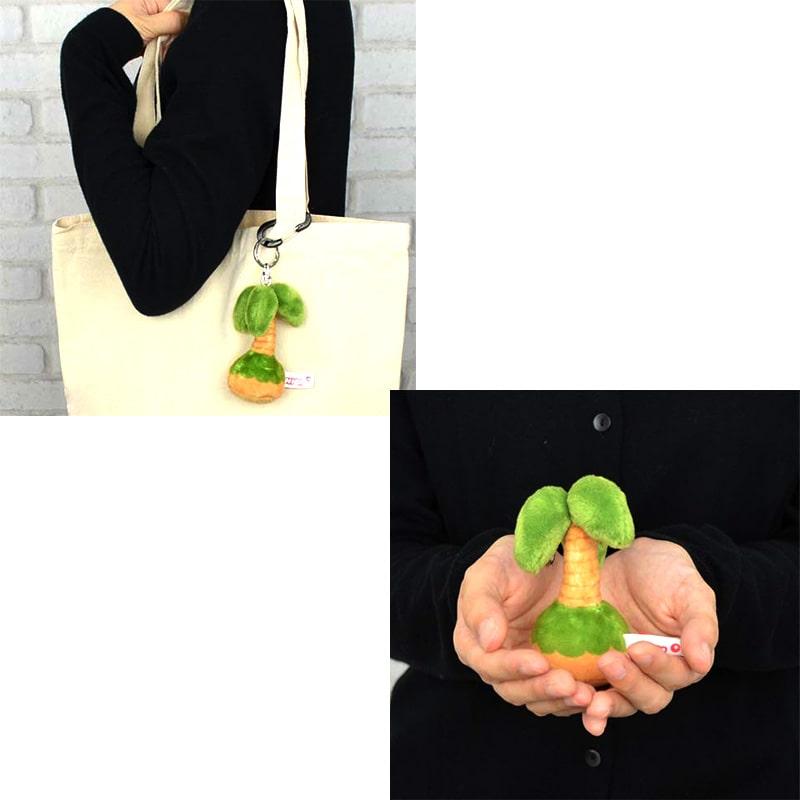 アメリカン レトロ キーリング 島 キーホルダー ぬいぐるみ ヤシの木