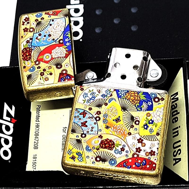 ZIPPO（ジッポー） ライター 和柄 扇子 着物 おしゃれ ジッポ 