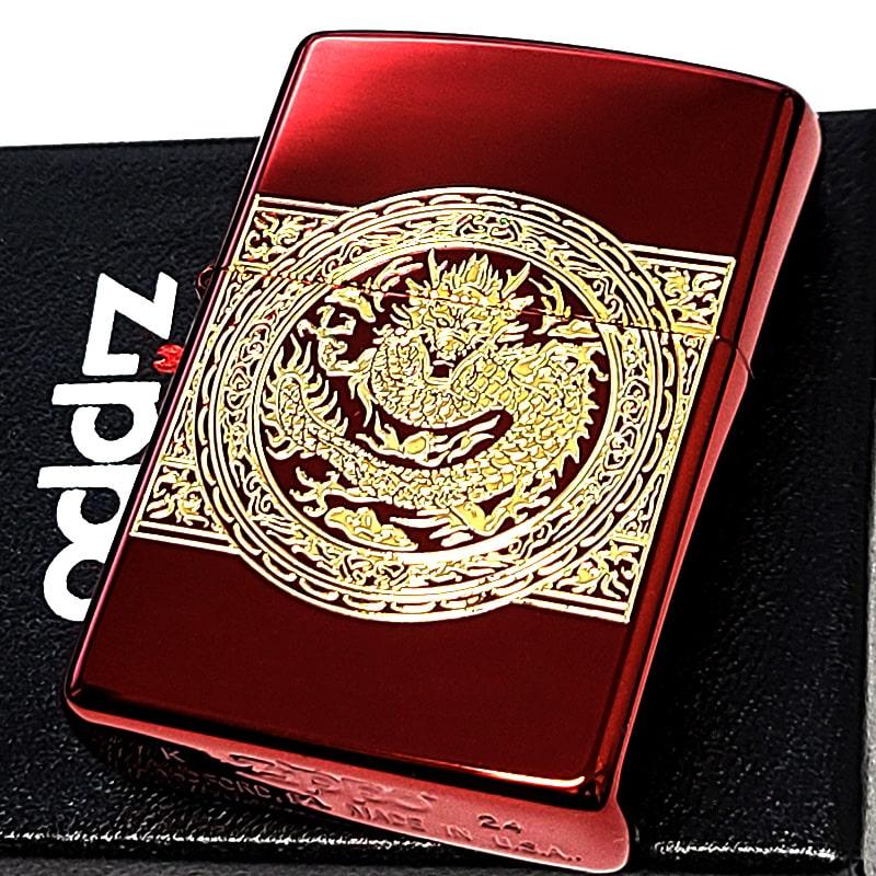 ZIPPO（ジッポー） ライター キングドラゴン イオンレッド＆ゴールド 