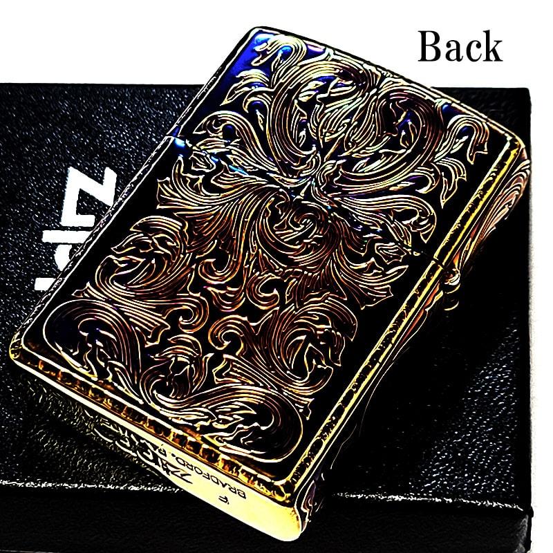 ZIPPO（ジッポー） ライター アーマー 5面加工 アラベスク キング 金