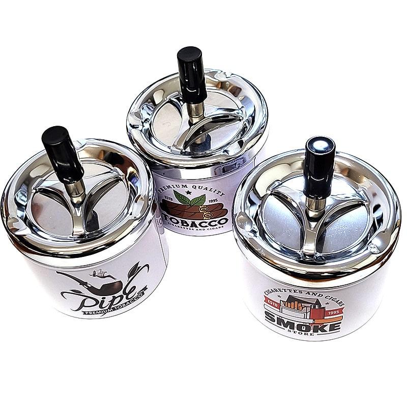 卓上灰皿 フタ付 おしゃれ スピン灰皿 選べる かわいい 喫煙具