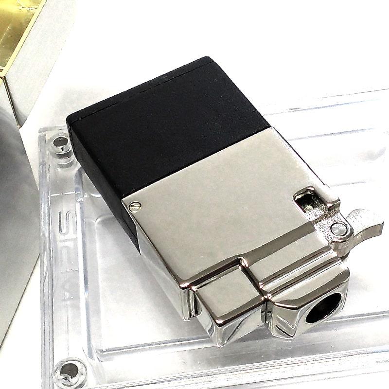 ガスライター SAROME 訳あり特価 イニシャルM ターボ シルバー SRM 10 