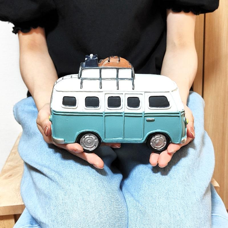 アメリカン レトロ 貯金箱 マネーバンク バス アンダンテ レトロ