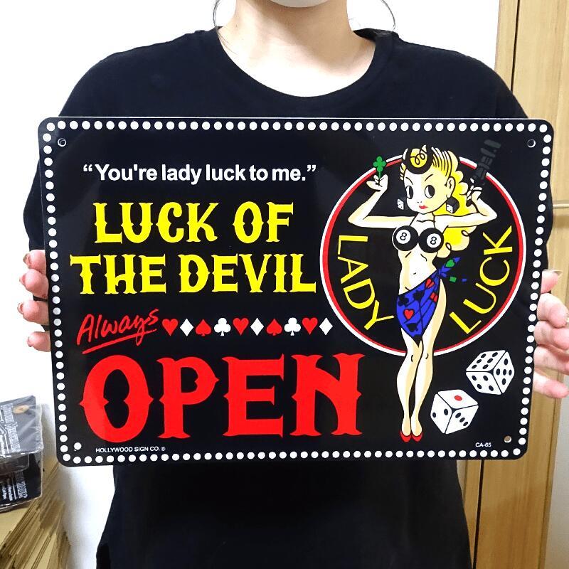 J　LADY LUCK　電飾看板 J LADY LUCK 電飾看板 レディラック LADYLUCK ライト サイン