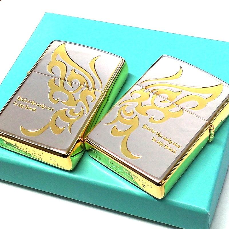 ZIPPO（ジッポー） ライター バタフライ ペア ジッポ セット 美しい