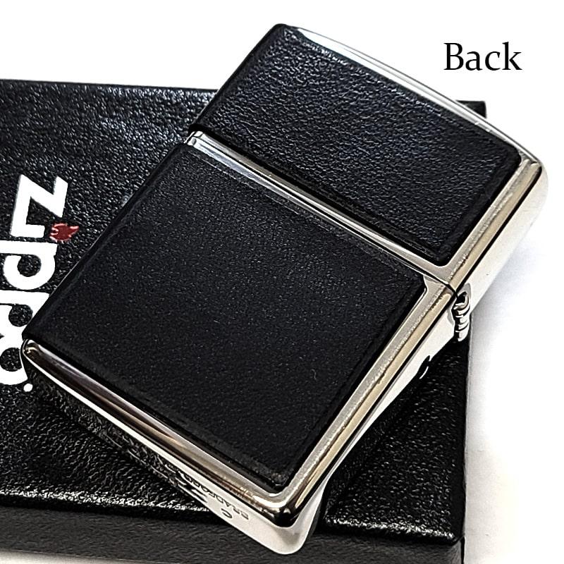 ZIPPO（ジッポー） アーマー 牛革 黒 ジッポ ライター 本革 ブラック 3 