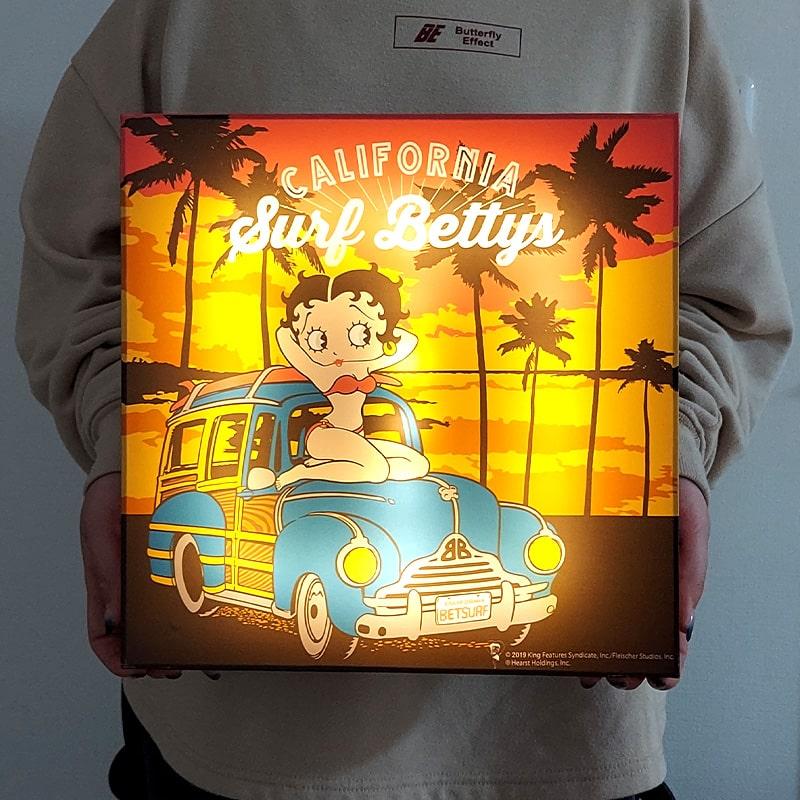 ベティ・ブープ 壁掛けライト BETTY BOOP（ベティ ブープ） LEDライト インテリア 壁掛け 可愛い