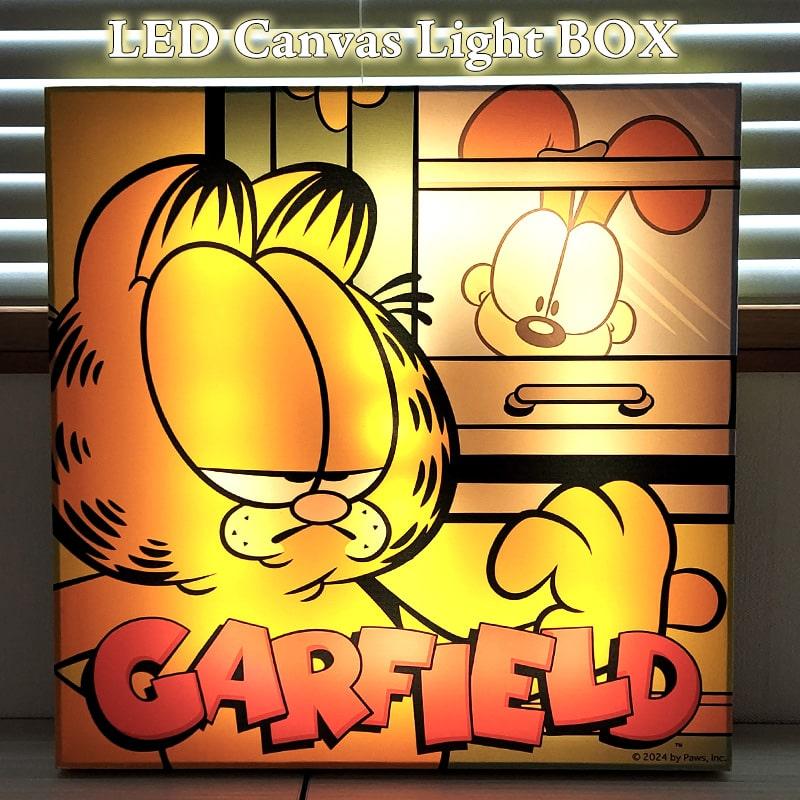 ガーフィールド LEDライト キャンバス インテリア GARFIELD 壁掛け