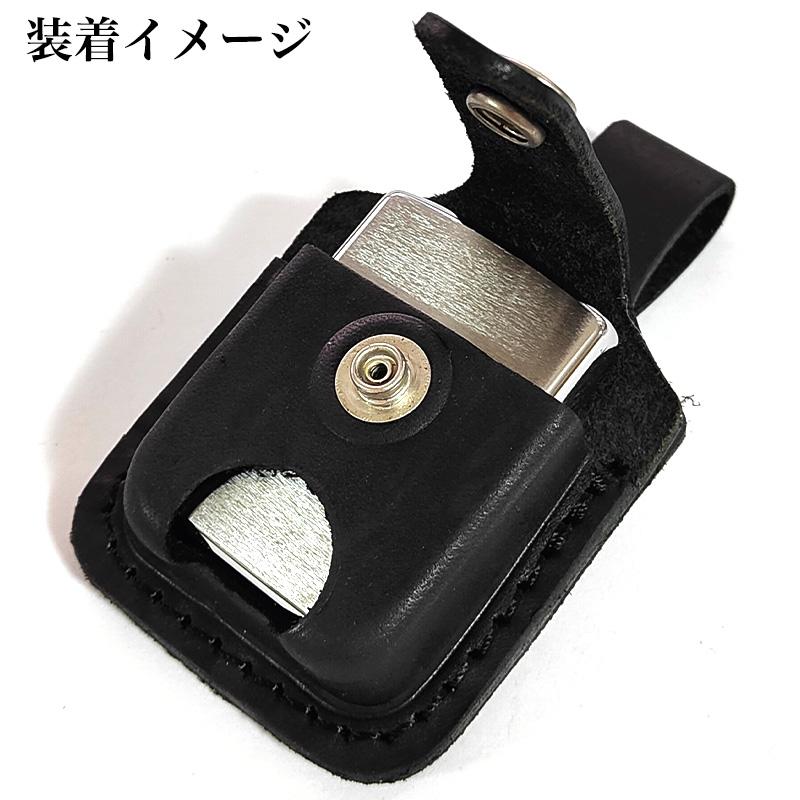 ZIPPO（ジッポー） ライターポーチ サムノッチ ブラック ジッポ ケース