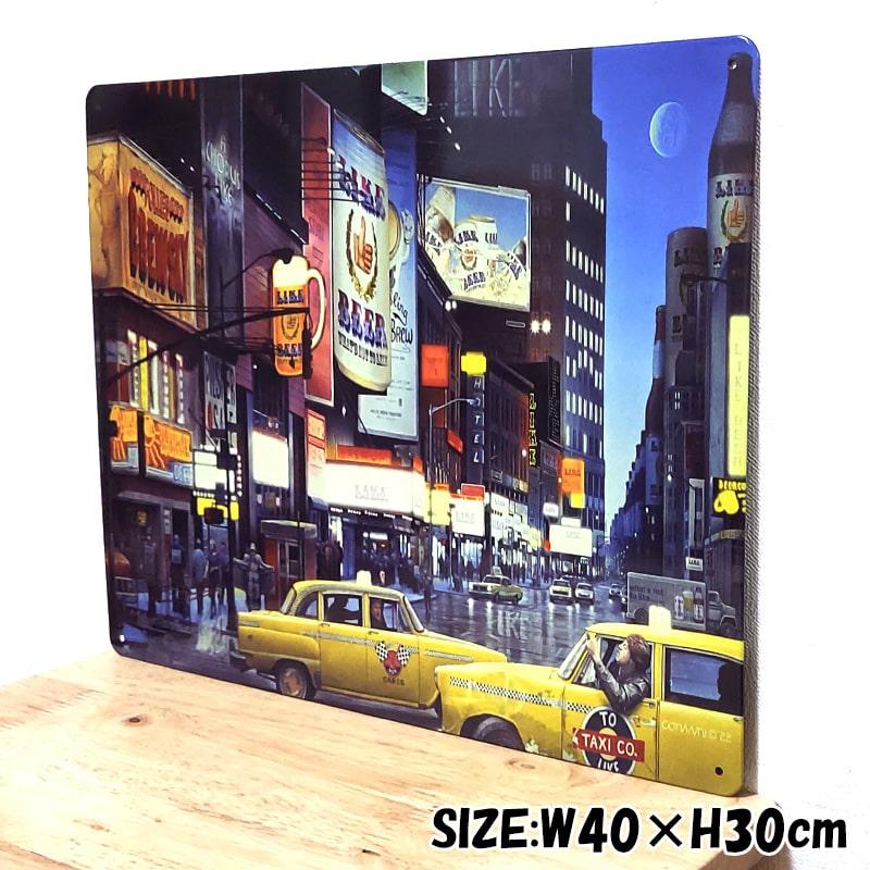 アメリカン レトロ メタルサイン 風景 レトロ ブリキ看板 ライクビア