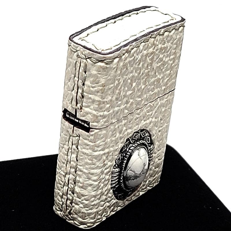 ZIPPO（ジッポー） ライター 限定30個生産 ホワイトリザード 本革巻き