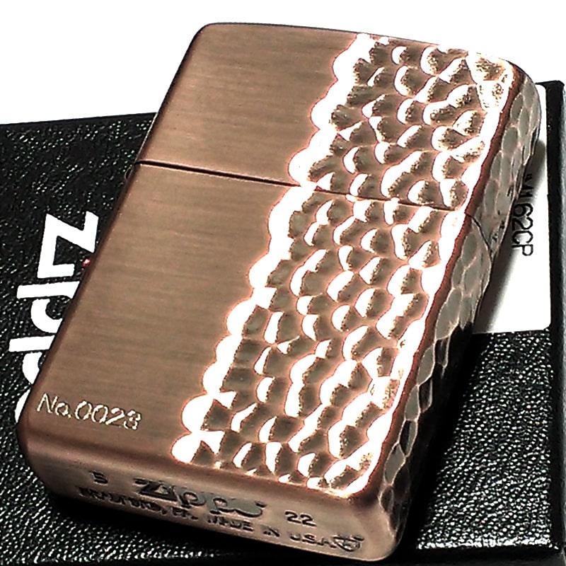 ZIPPO 限定 重厚アーマー 4面ハンマートーン アンティークカッパー 銅