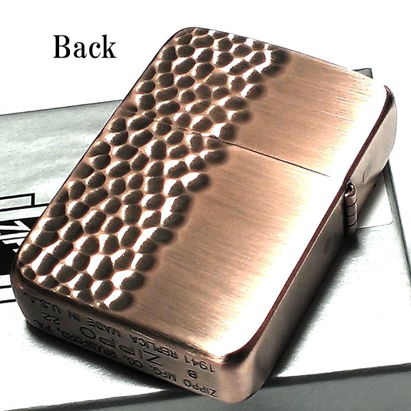 ZIPPO 限定 ライター 1941復刻モデル 4面ハンマートーン 銅古美 ジッポ 