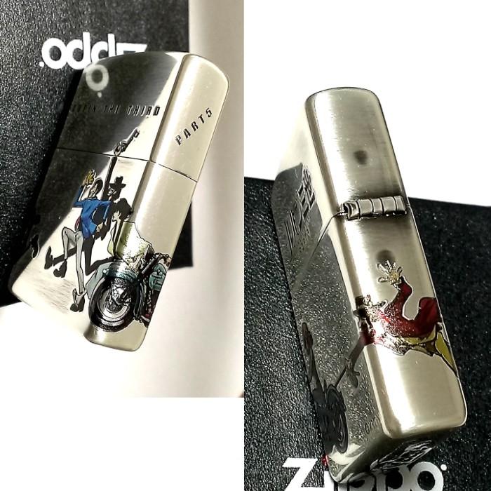 ZIPPO ルパン三世 ジッポ ライター ４サイドチェイス 4面連続加工 シルバーイブシ ジッポー アニメ オールキャスト 父の日｜hayamipro｜04