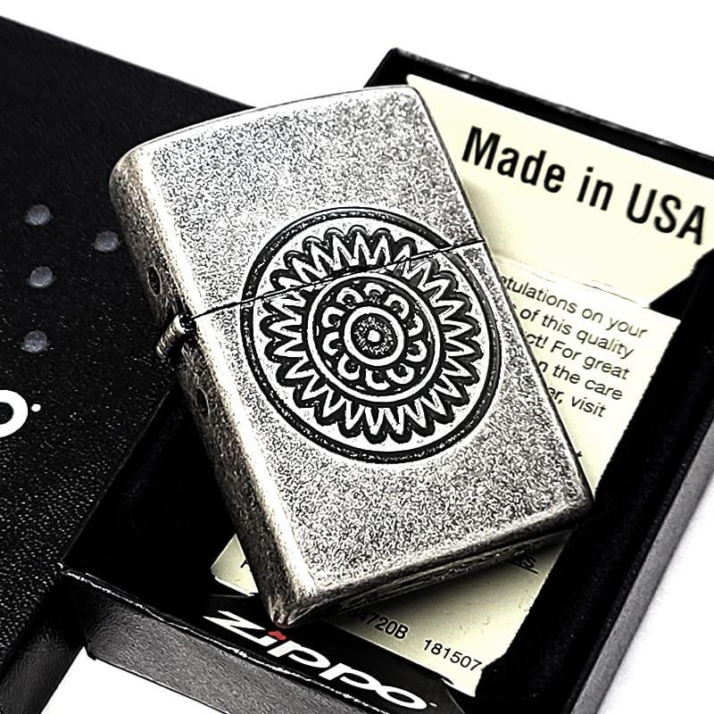 ZIPPO（ジッポー） 麻雀牌 一筒 アンティーク シルバー ジッポ 