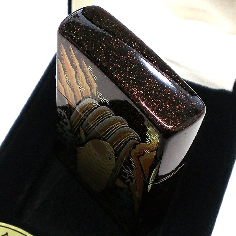 ZIPPO ライター 本金蒔絵 鯉 ジッポ 和柄 伝統工芸 漆塗り