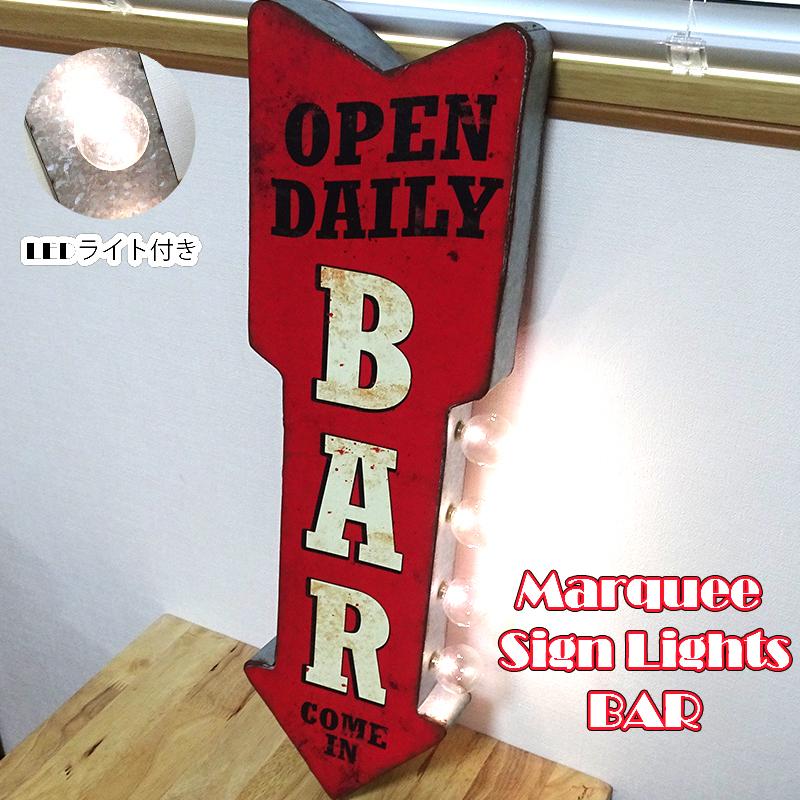 マーキーサインライト BAR ガレージ 看板 ガレージグッズ 電飾 マーキーサインライト BAR ガレージ 看板 ガレージグッズ 電飾