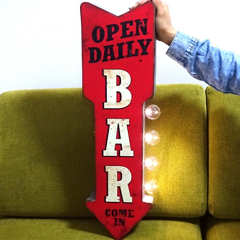 マーキーサインライト BAR ガレージ 看板 ガレージグッズ 電飾 マーキーサインライト BAR ガレージ 看板 ガレージグッズ 電飾