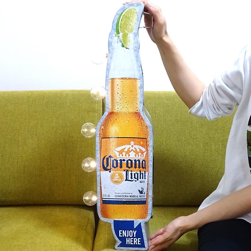 アメリカン レトロ マーキーサインライト CORONA LIGHT ガレージ アメリカン レトロ マーキーサインライト CORONA LIGHT ガレージ