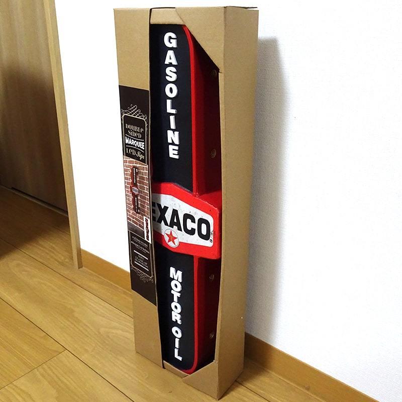 マーキーサインライト TEXACO ガレージ 看板 ガレージグッズ 電 マーキーサインライト TEXACO ガレージ 看板 ガレージグッズ 電