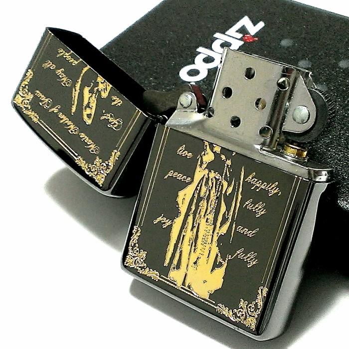 ZIPPO（ジッポー） ライター マリア ジッポ ブラックニッケル 黒金