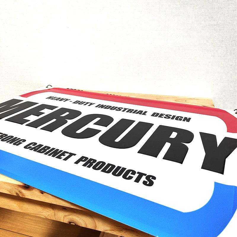 MERCURY（マーキュリー） ブリキ看板 ロゴ 大型 ティンサイン おしゃれ