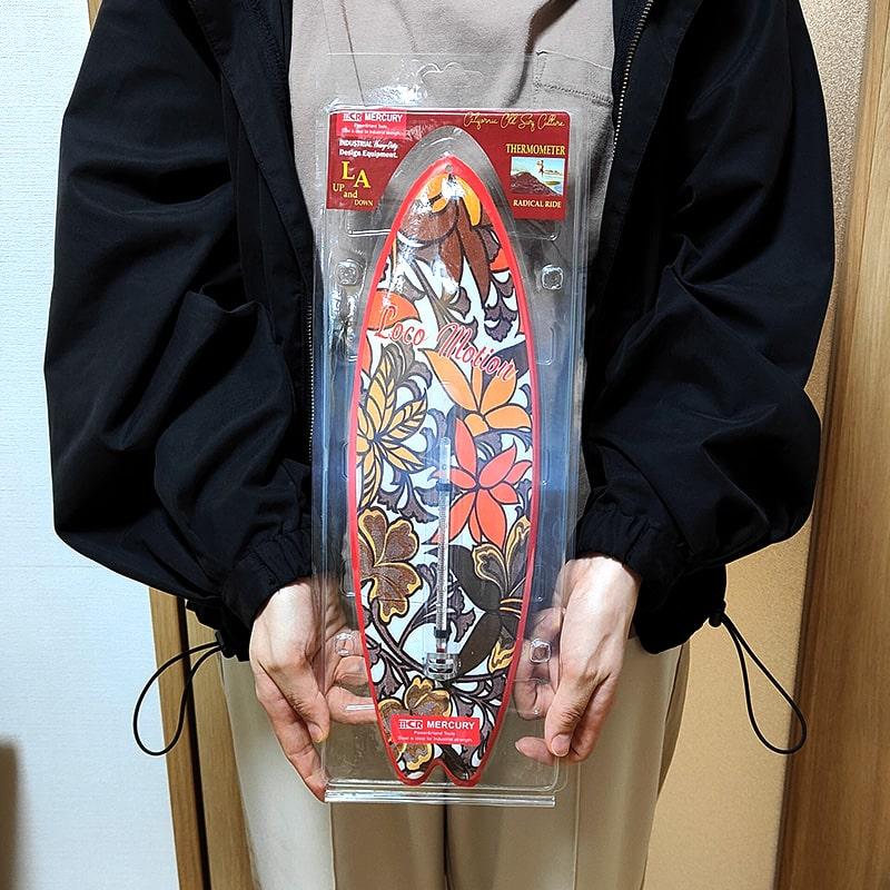 MERCURY（マーキュリー） 温度計 おしゃれ サーフボード サーモ