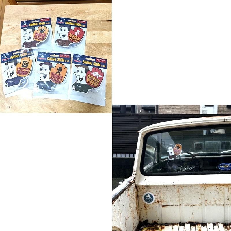 MERCURY（マーキュリー） ウィンドウサイン 車 選べる 吸盤付き 窓