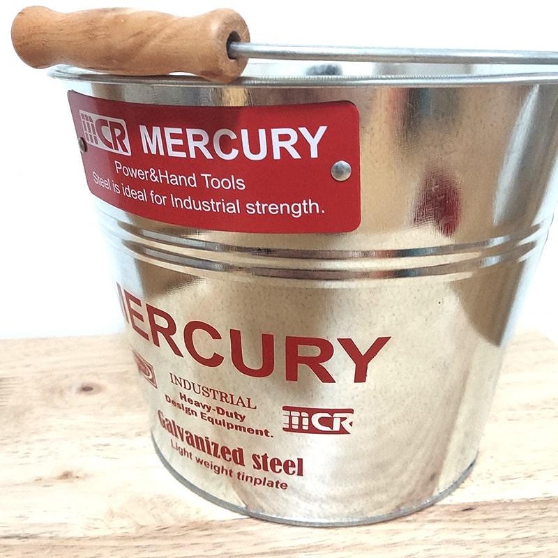 MERCURY（マーキュリー） バケツ おしゃれ ブリキ製 小物入れ 収納