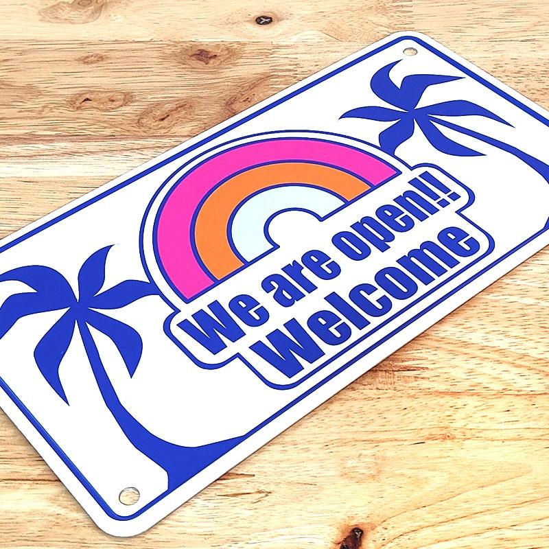 ［ミィ］●訳あり品●ネイティブアメリカン➳ブリキプレート✨️ ブリキ 看板 ティンプレート PARADISE パラダイス H44×W31.8cm ブリキ