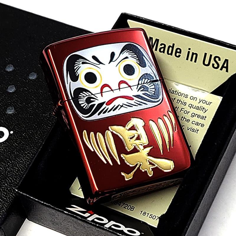 ZIPPO（ジッポー） ライター 和柄 メタリック達磨 ジッポ かっこいい