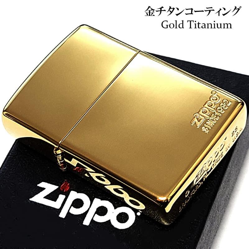 zippo 純金仕上 ZIPPO（ジッポー） ライター おしゃれ 金チタンコーティング