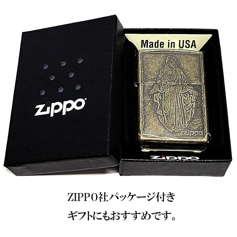 ZIPPO（ジッポー） マリア 古美加工 ジッポ ライター ブラス