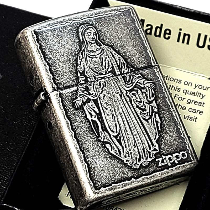 ZIPPO（ジッポー） ライター マリア ジッポ アンティーク シルバー