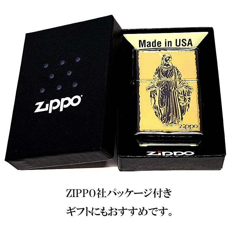 ZIPPO（ジッポー） ライター 聖母マリア様 おしゃれ ジッポ ゴールド